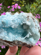 Blue Aragonite Cluster Specimen