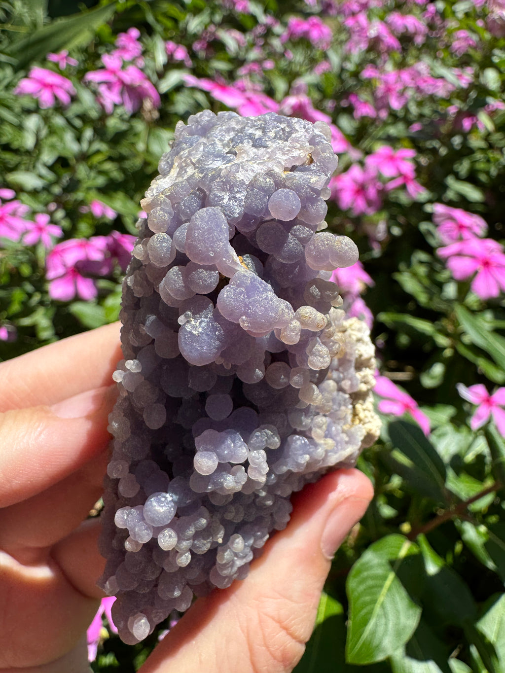 Natural Grape Agate Cluster