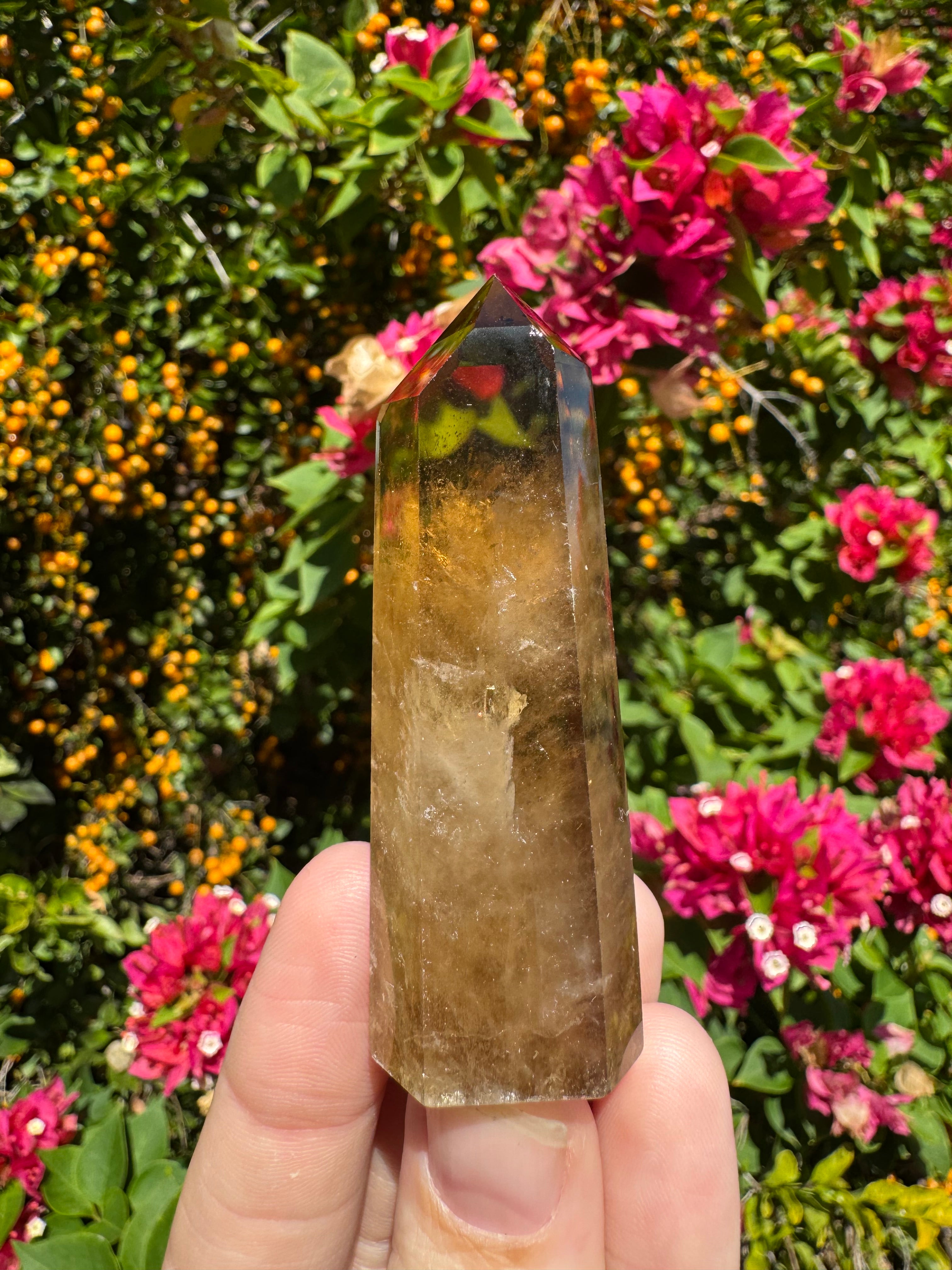 Natural Citrine Polished Point