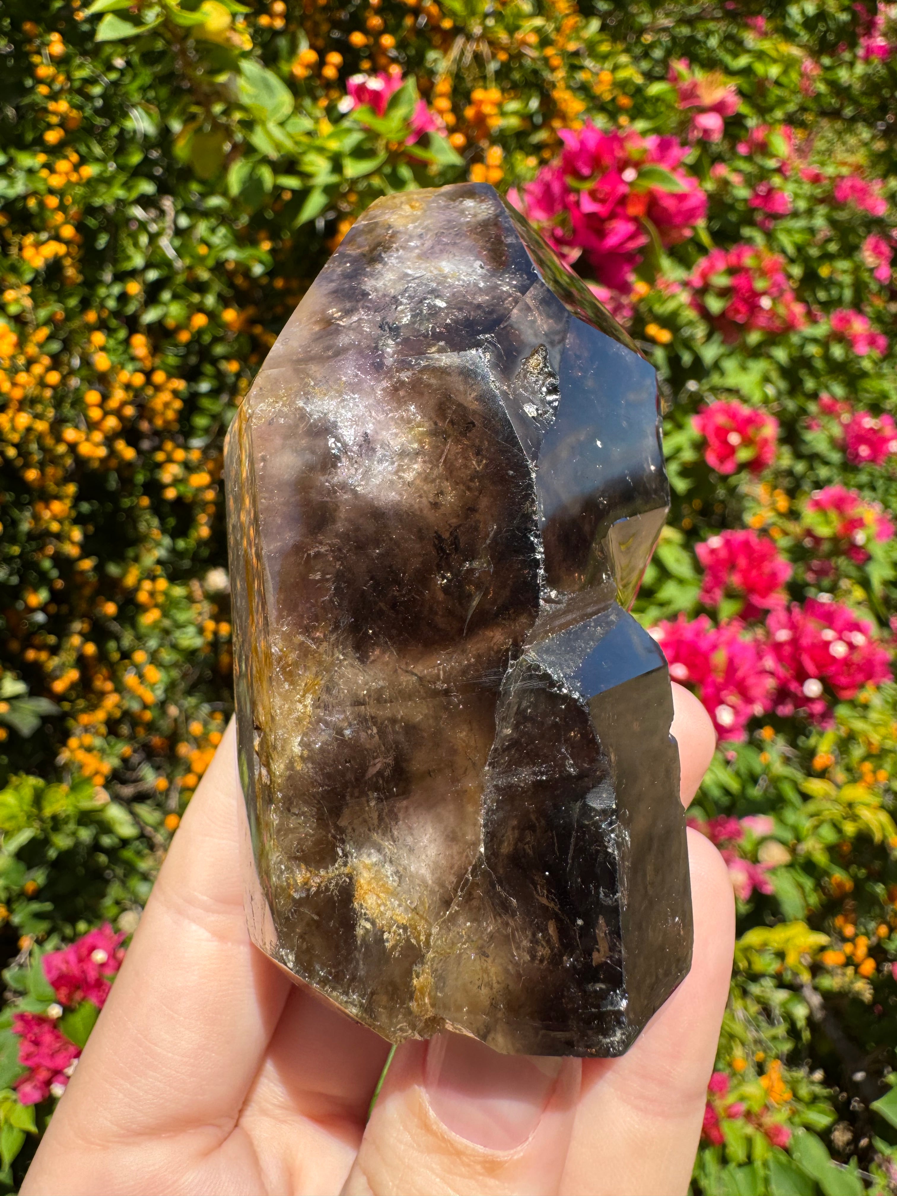 Inclusion Smoky Quartz Freeform