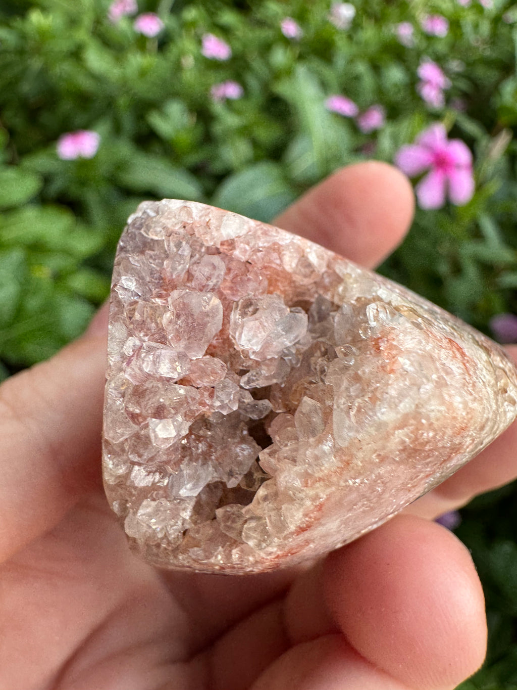 Pink Amethyst Freeform Cluster