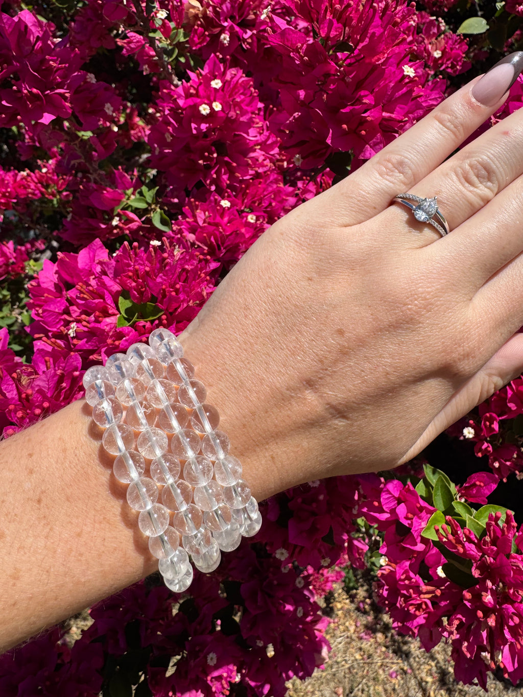 Clear Quartz 8mm Bracelet