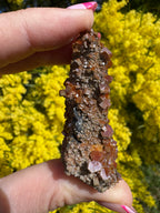 Vanadinite and Black Barite Specimen