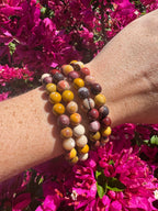 Pulsera de mookaíta de 8 mm