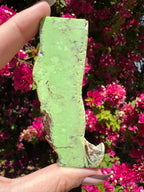 Lemon Chrysoprase Slice | Yerilla