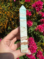 Green Aragonite Tower