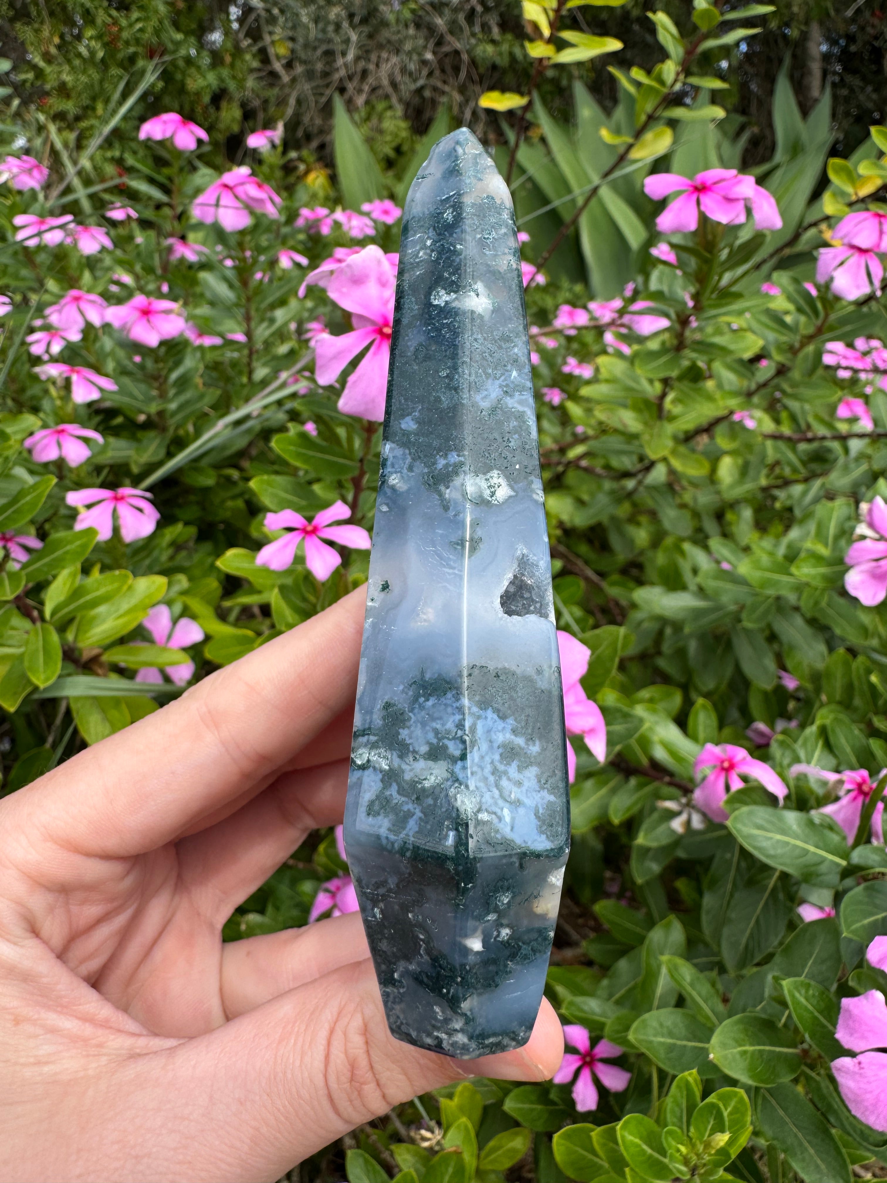 Moss Agate Flame