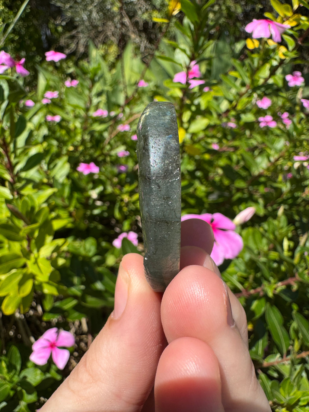 Labradorite Sun And Moon Carving