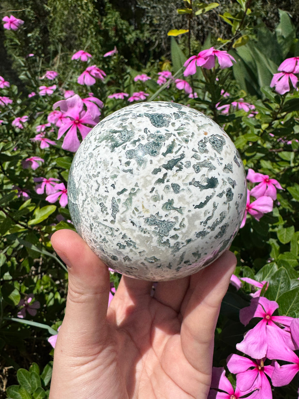 Moss Agate Sphere