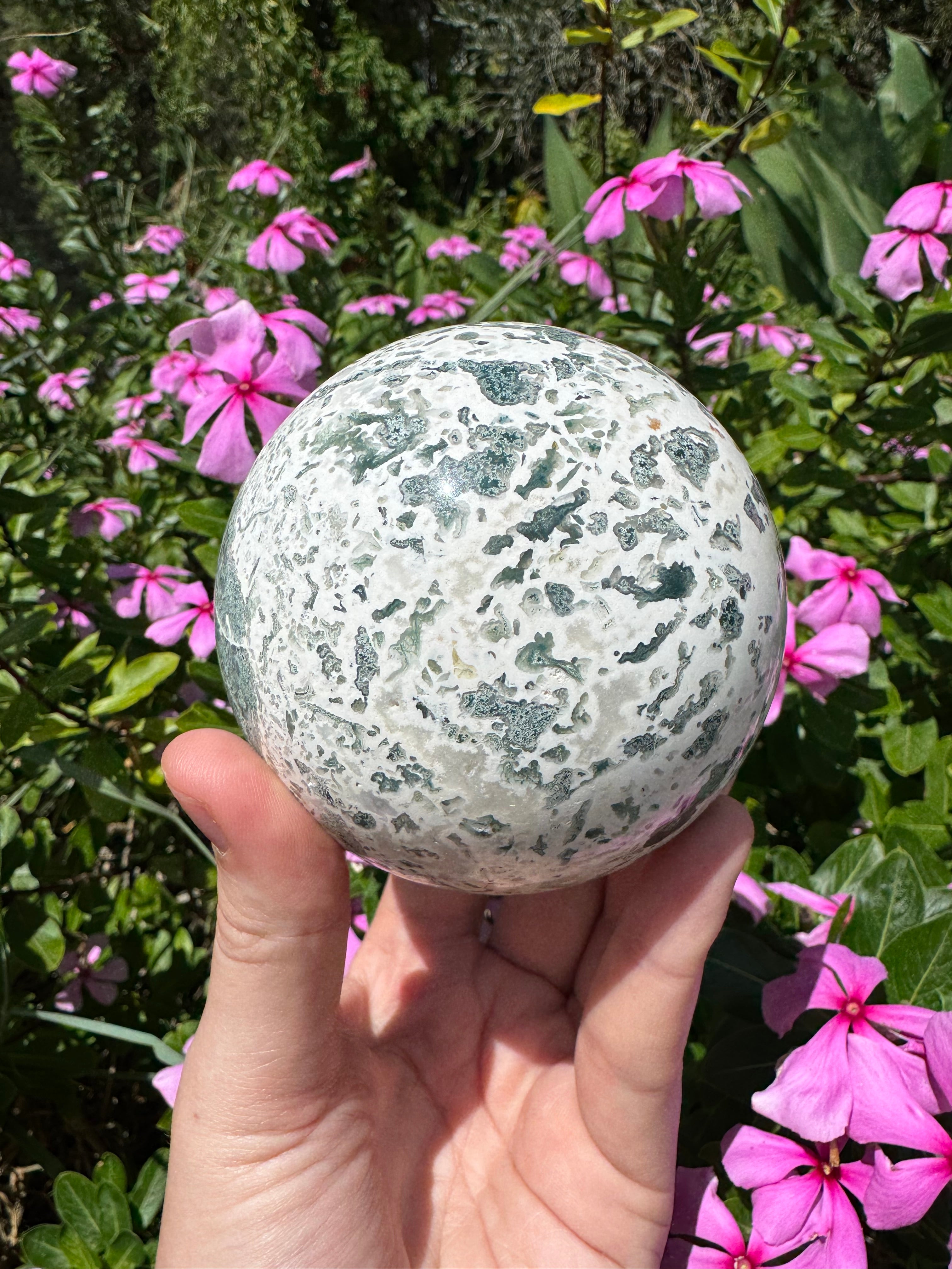 Moss Agate Sphere
