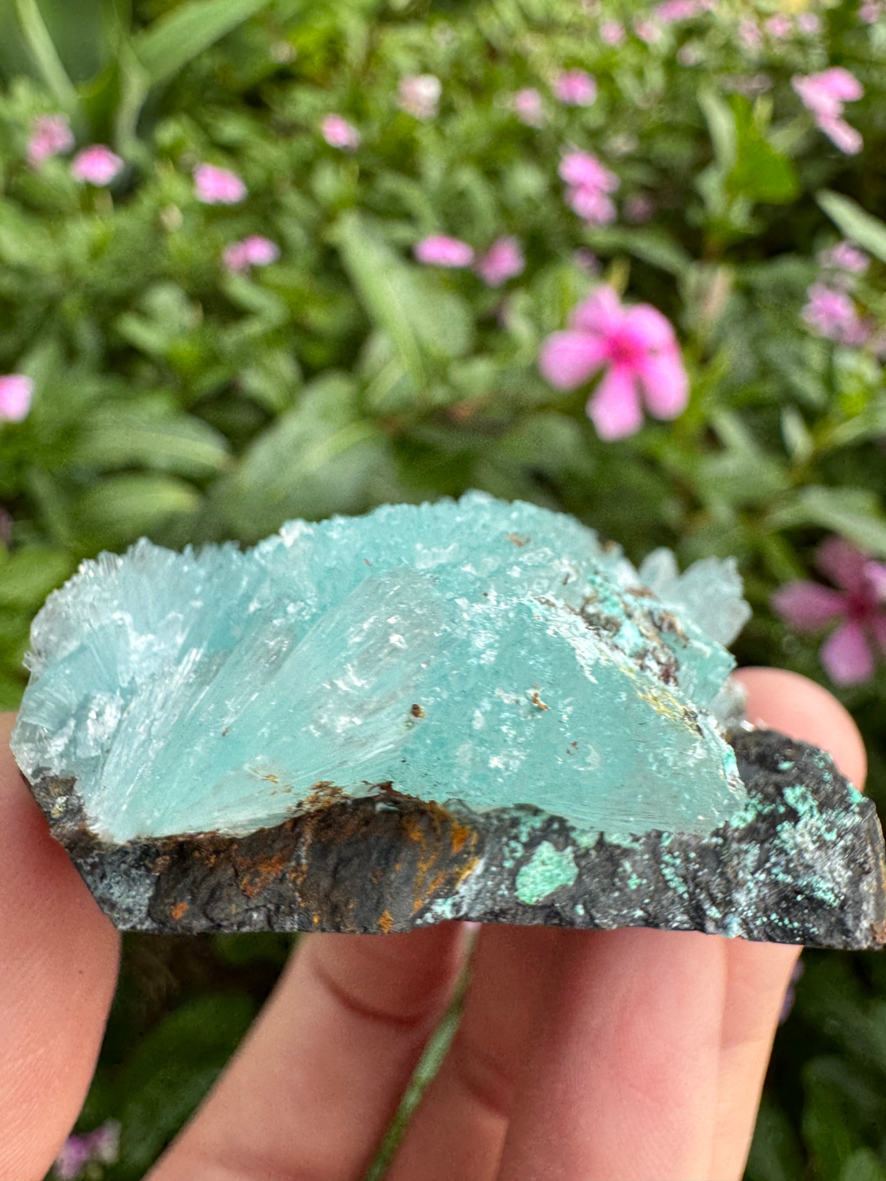 Hemimorphite Needle Formation On Matrix Specimen
