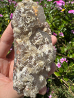 Fluorite And Barite on Quartz Specimen