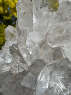 Clear Quartz Cluster With Phantom - Double Sided