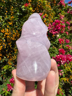 Lavender Rose Quartz Flame