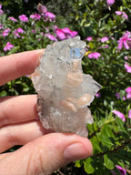 Glass Apophyllite With Stilbite Cluster - High Quality