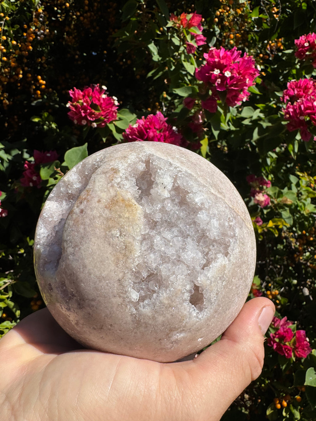 Pink Amethyst Druzy Sphere - 2.219kg