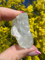 Iridescent Fluorite with Quartz Specimen