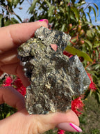 Pyrite And Galena On Quartz Specimen