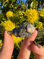 Pink Apatite On Mica Matrix Specimen