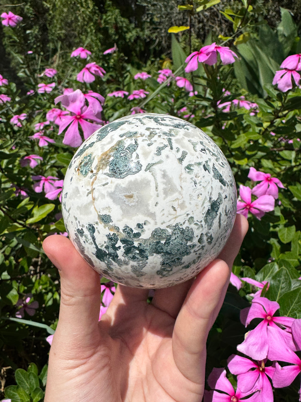 Moss Agate Sphere