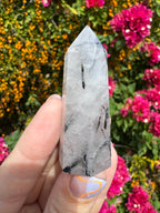 Included Quartz Point - Black Tourmaline