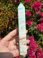 Green Aragonite Tower