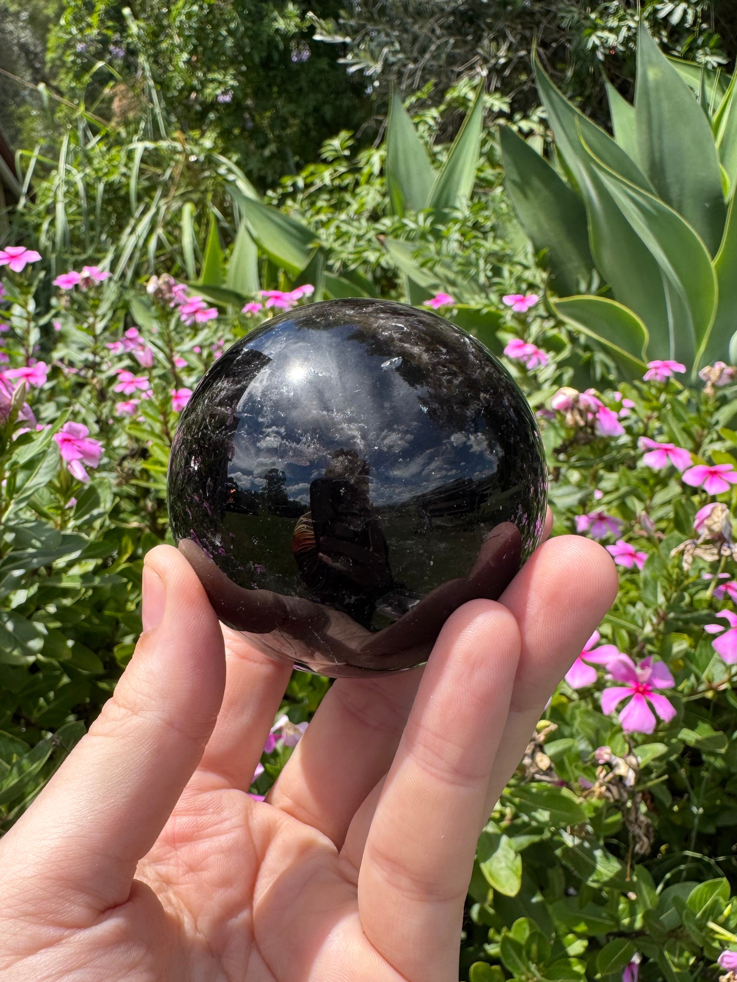 Deep Smoky Quartz Sphere