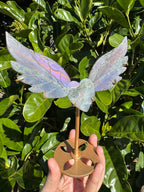 Labradorite Heart Wings