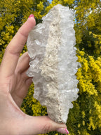 Clear Quartz Cluster With Phantom - Double Sided