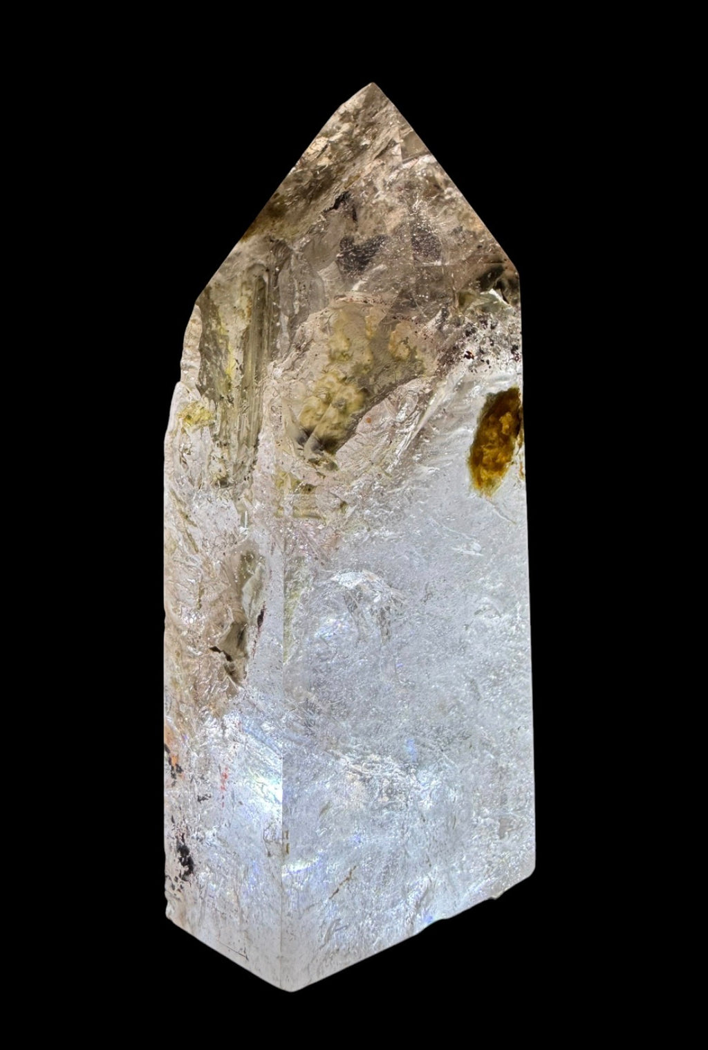 Included Smoky Quartz Polished Freeform