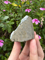 Grey Rainbow Amethyst Cluster