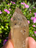 Natural Citrine Polished Point
- Hematite & Titanium Inclusions