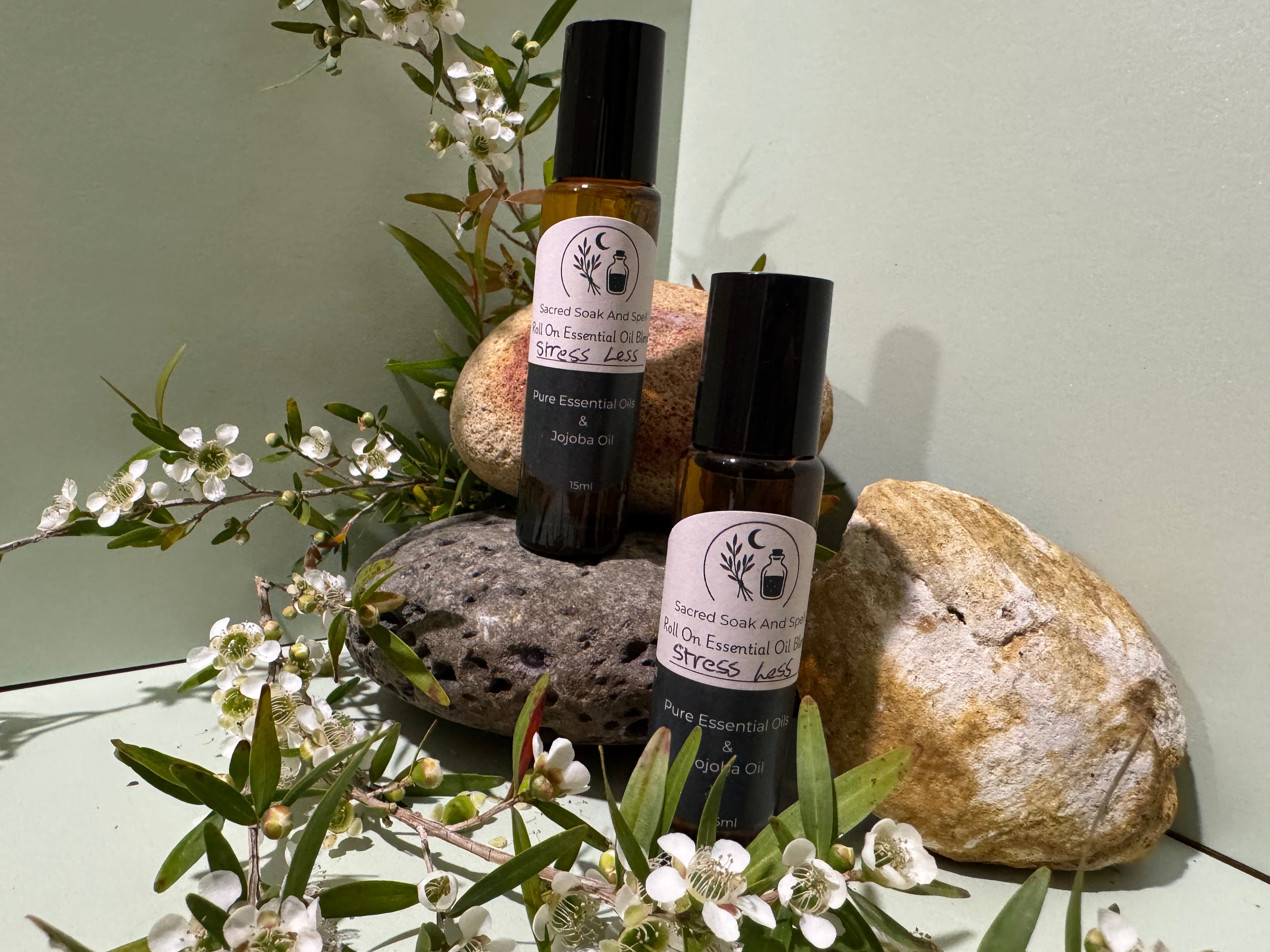 Roll On Essential Oil Blend - Stress Less