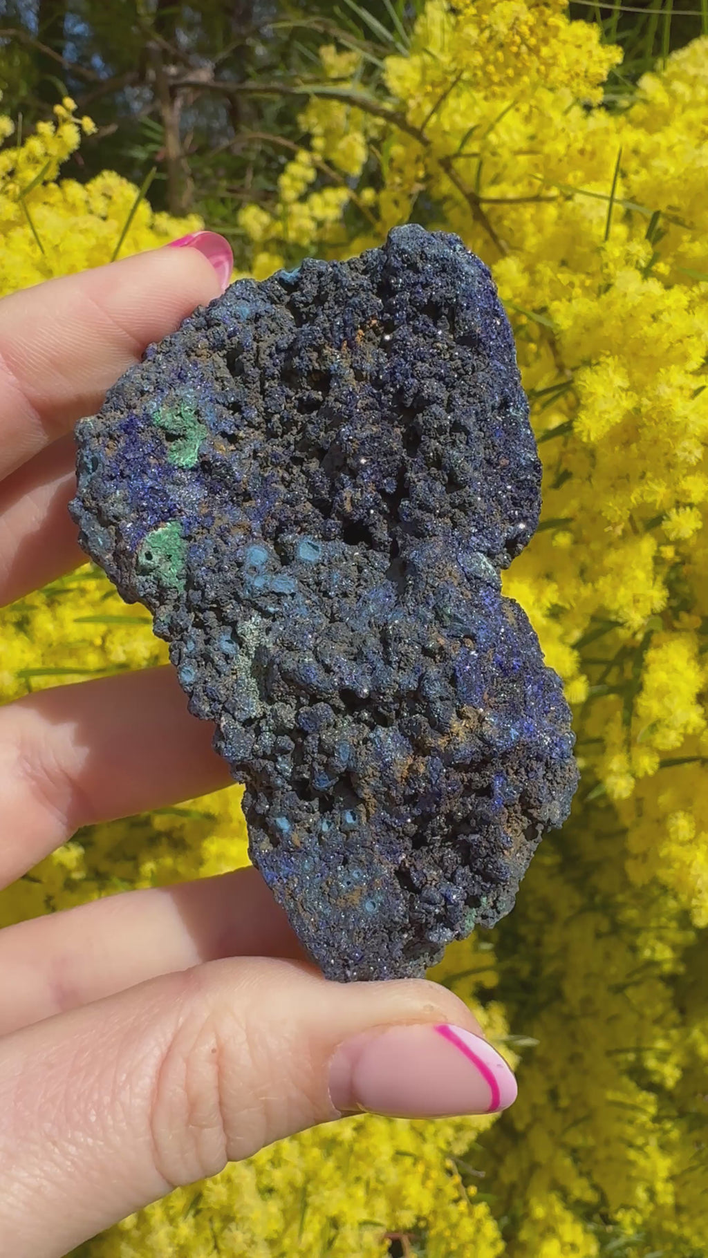 Azurite and Malachite Specimen