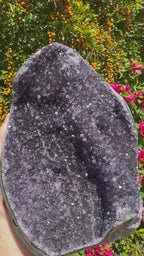 Amethyst Druzy Standing Geode
 - 2.362kg