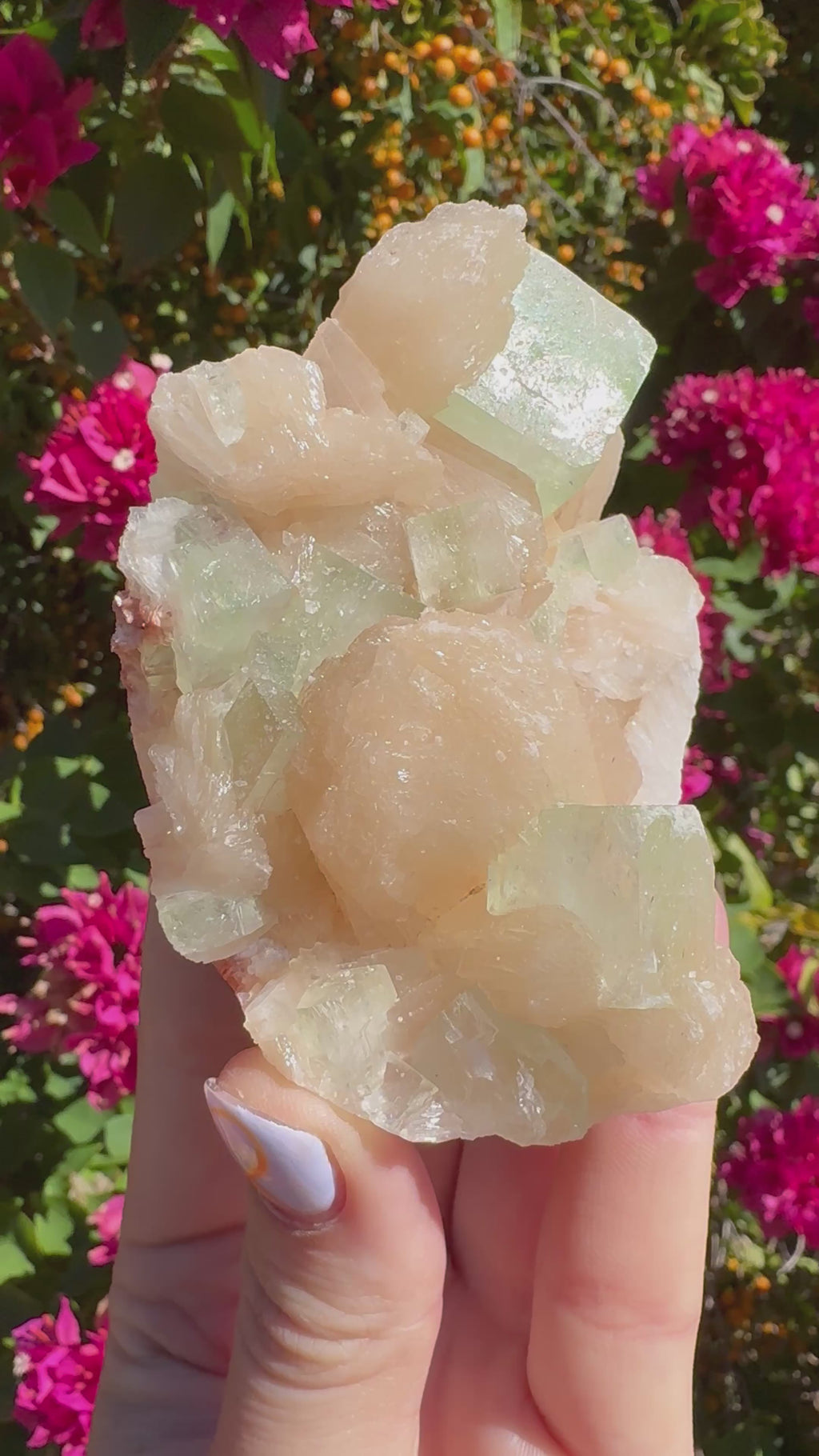 Green ‘Cube’ Apophyllite Specimen