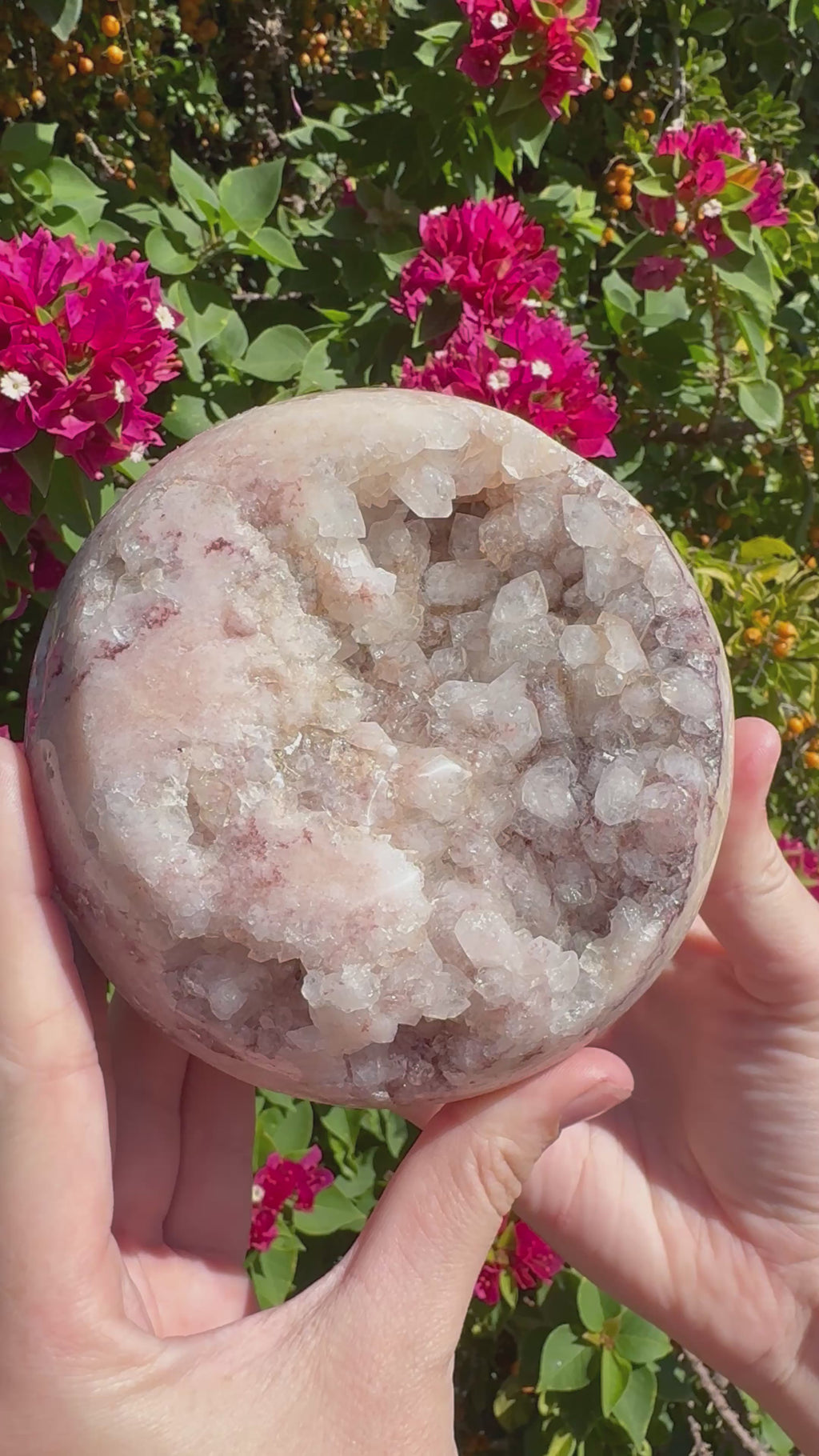 Pink Amethyst Druzy Sphere - 2.219kg