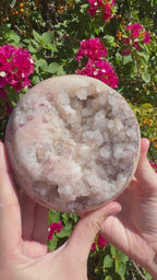 Pink Amethyst Druzy Sphere - 2.219kg