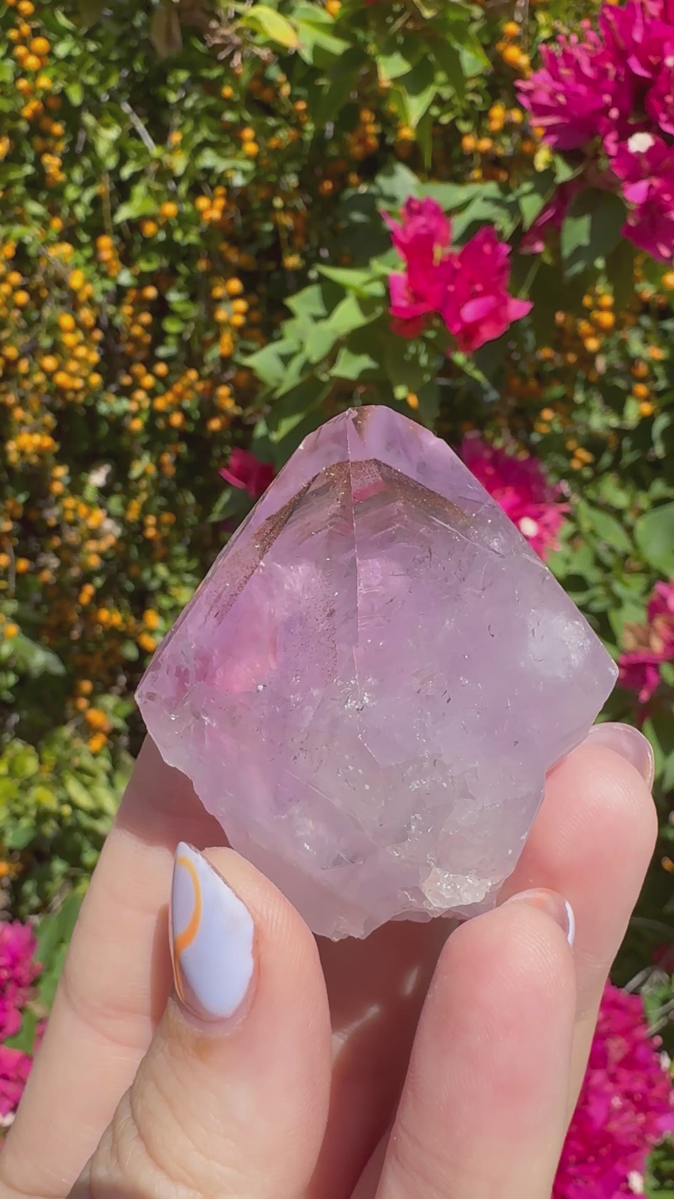 Collector’s Nigerian Phantom Amethyst with Record Keepers
