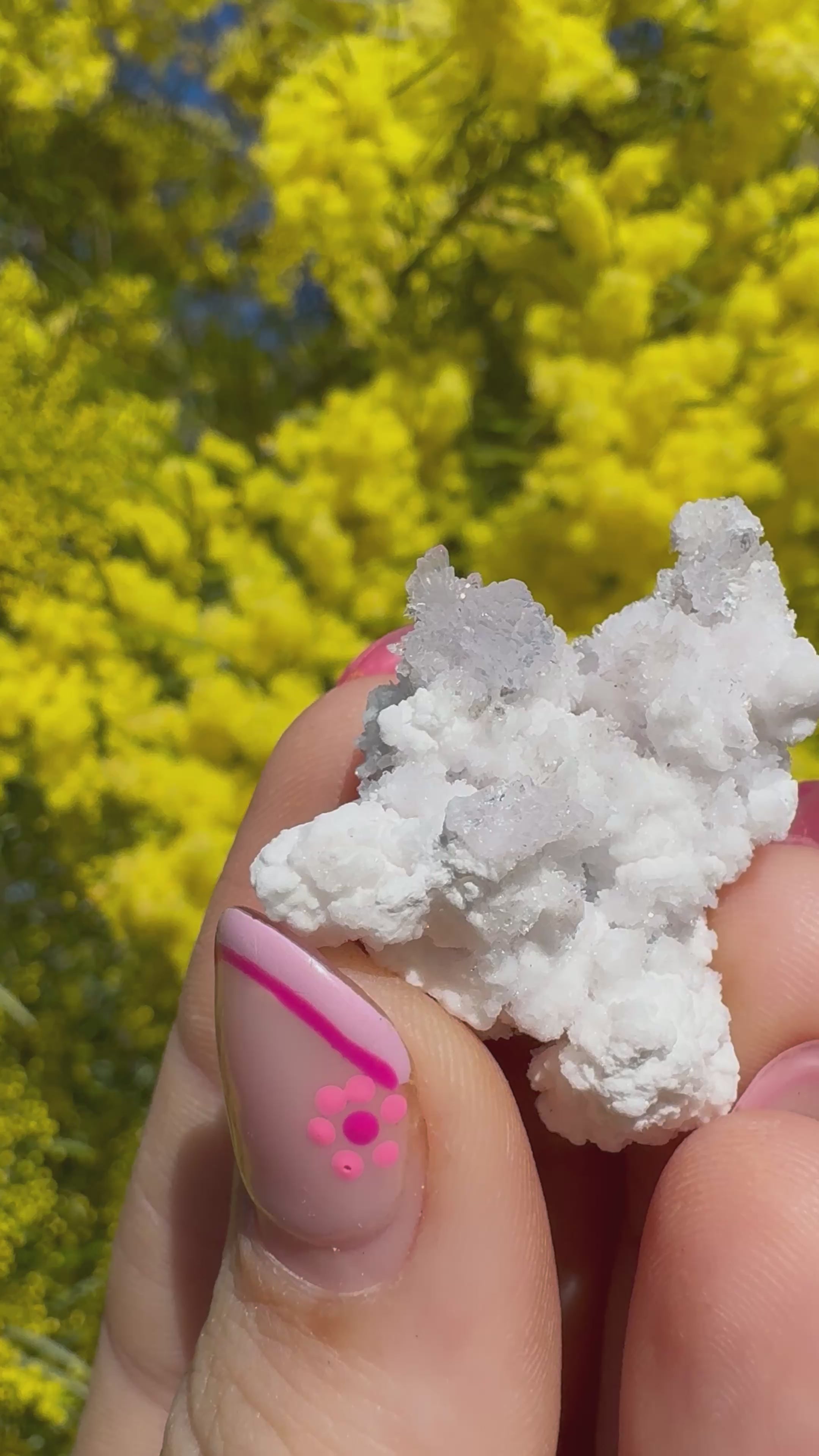 Creedite With Limonite Specimen