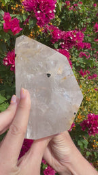 Inclusion Quartz Freeform - Black Tourmaline Rods