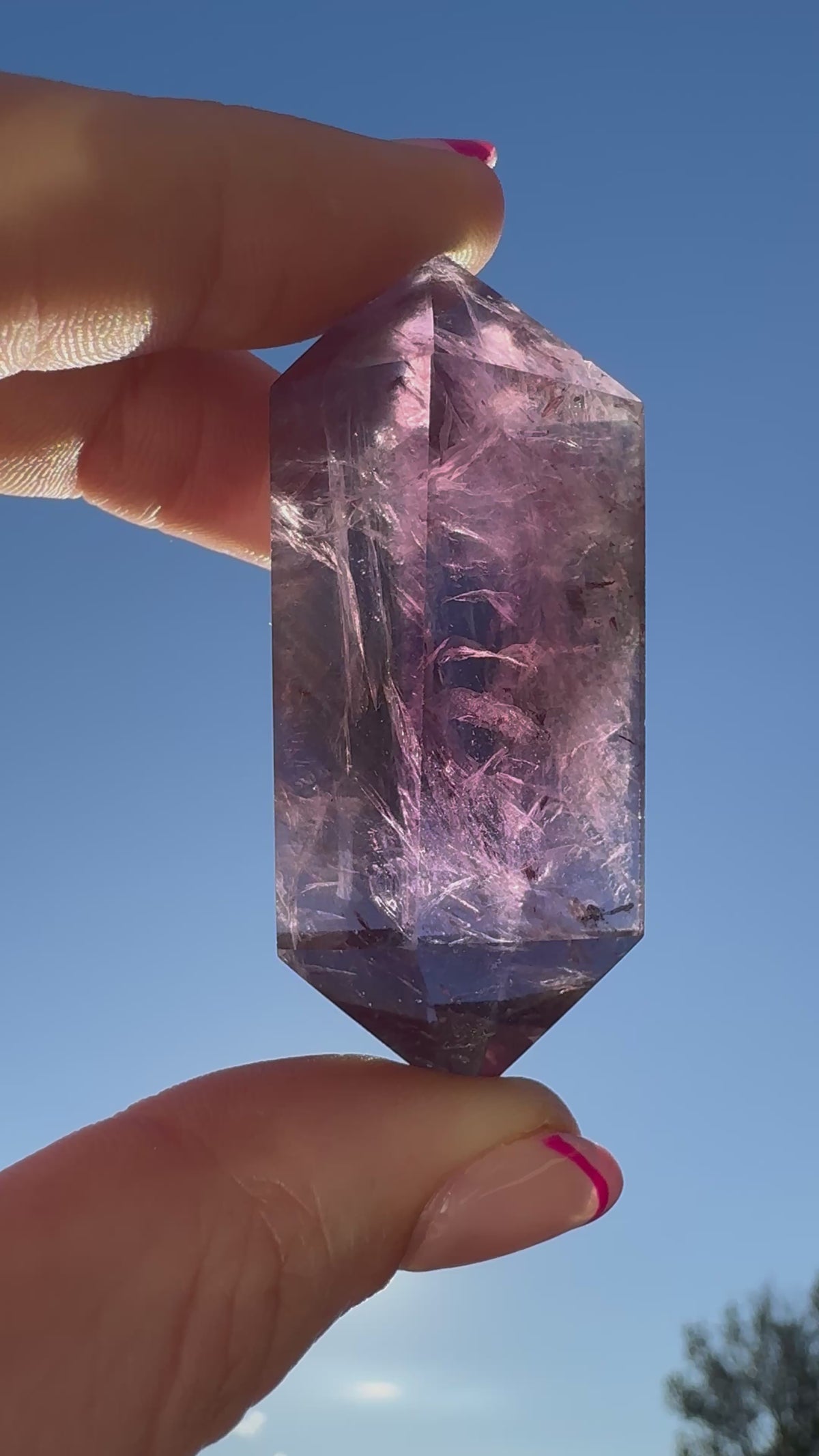 Amethyst Double Terminated Point