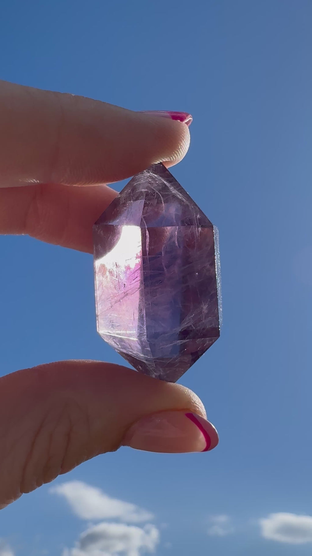 Amethyst Double Terminated Point