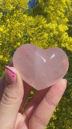 Rose Quartz Heart - Midi
