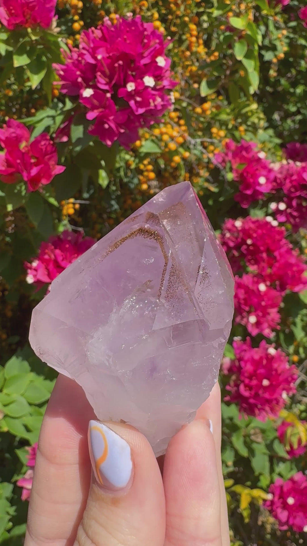 Collector’s Nigerian Phantom Amethyst with Record Keepers