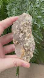 Fluorite And Barite on Quartz Specimen