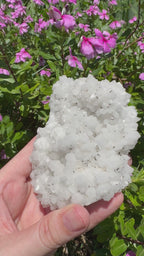 Pyrite on Calcite Cluster