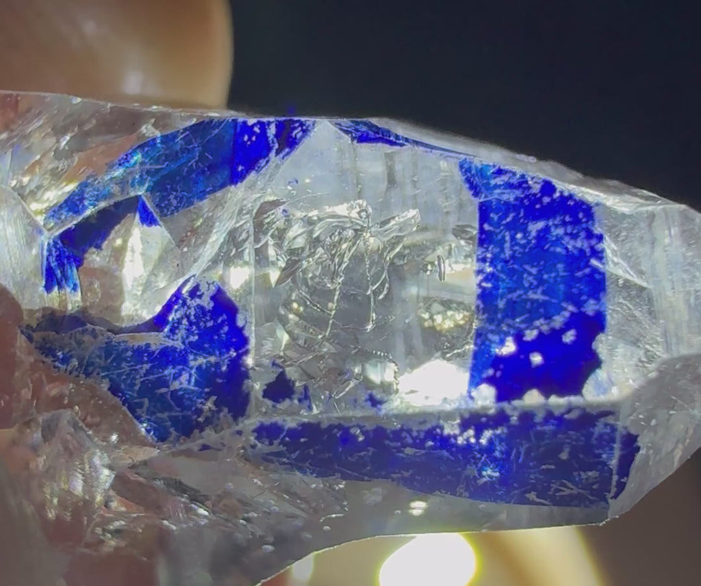 Herkimer Diamond Natural Specimen - Enhydro