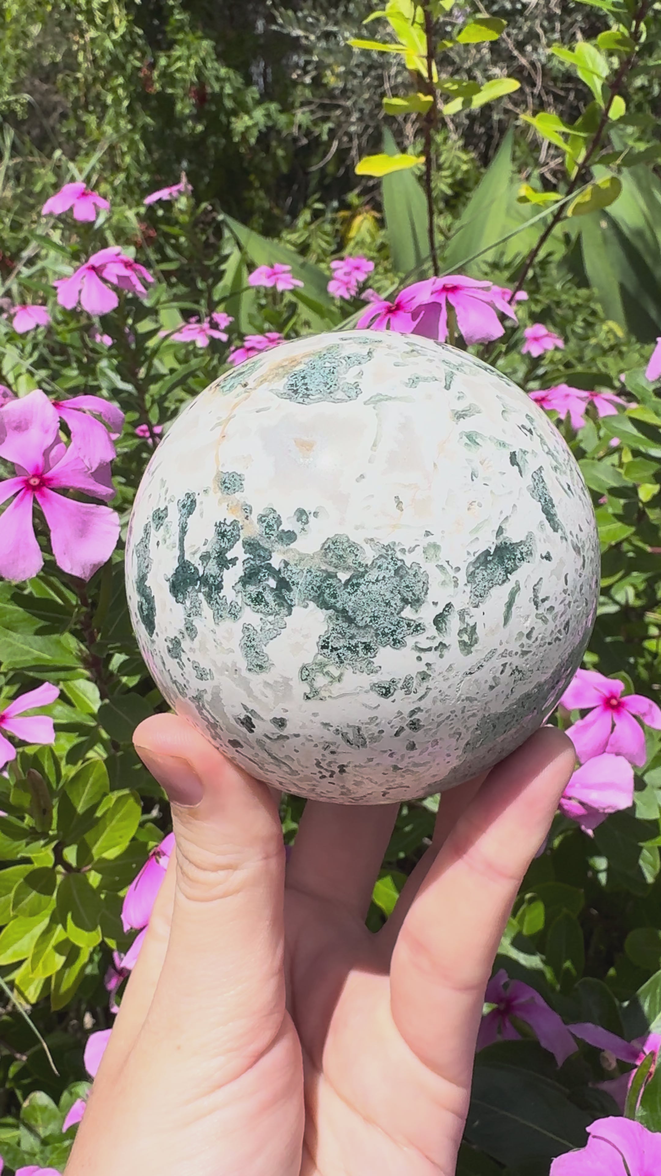 Moss Agate Sphere