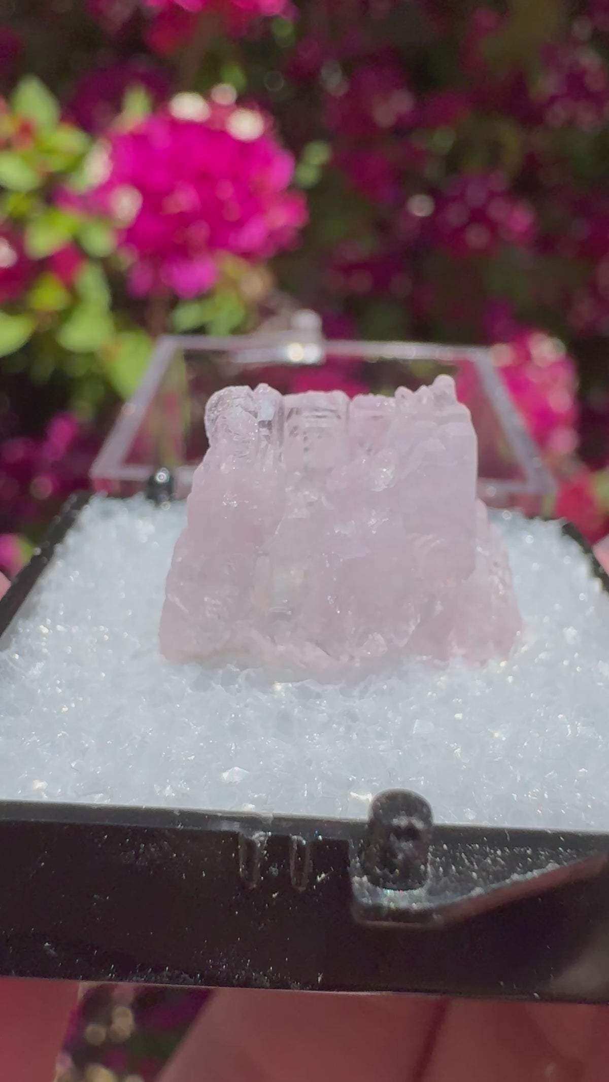 Naturally Terminated Rose Quartz Specimen
